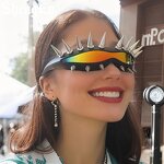 Cyberpunk Sunglasses Factory - Metal Rivet Y2K for Party Women and Men Shades