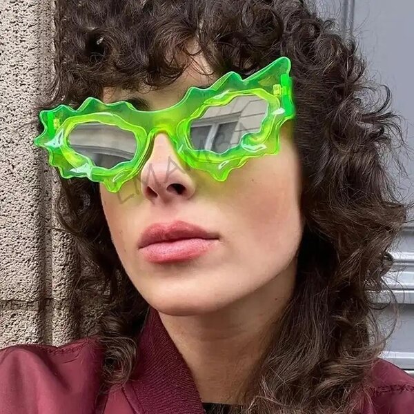 Flower Frame Sunglasses Supplier - High Fashion Irregular Cat Eye for Women Retro Party