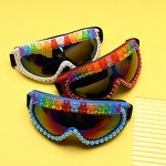 Ski Goggles Supplier - New Colorful Cute Bear Women Oversized Windproof Sports