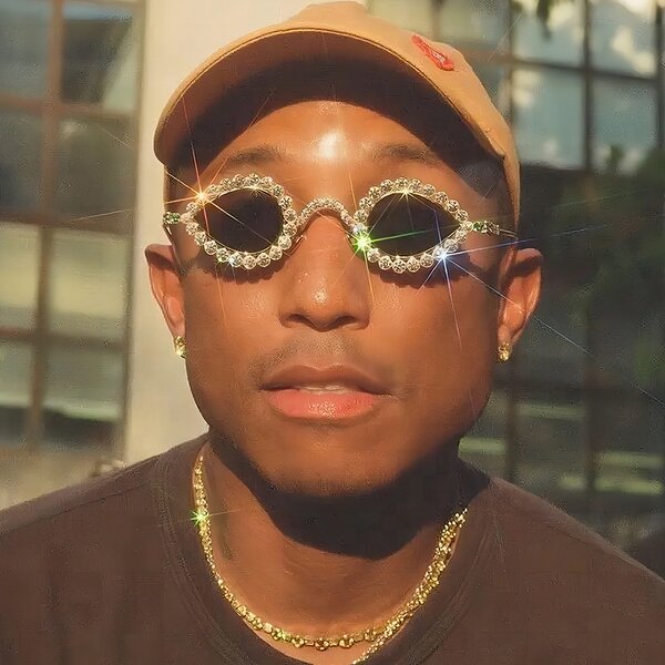 Metal Frame Sunglasses Factory - New Arrival Fashion Luxury Women Small Diamond for Men