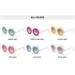 Kids Daisy Sunglasses Factory - Hot Popular Cute Children Plastic Frame Flower