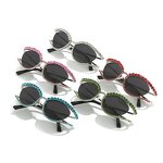 Metal Frame Sunglasses Supplier - Hot Fashion Luxury Vintage Cat Eye Diamond for Women