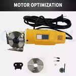 Electric Scissors Supplier - Handheld Round Knife Fabric Cutting Automatic Sharpening