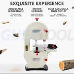 Band Saw Machine Supplier - Woodworking Vertical Metal Curve Cutting Sawing Bone