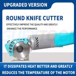 Electric Scissors Supplier - Handheld Round Knife Fabric Cutting Automatic Sharpening