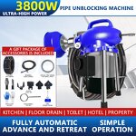 Pipeline Dredging Machine Supplier - Electric 220V Sewer Kitchen Unclogger 40M Clearing