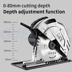 Electric Circular Saw Manufacturer - 185mm Multi-Function Professional for Wood Cutting