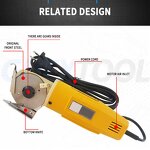 Electric Scissors Supplier - Handheld Round Knife Fabric Cutting Automatic Sharpening