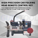 Key Copying Machine Factory - Horizontal Manual Feed 110mm Spacing Foldable Carving