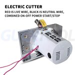 Fabric Cutting Machine Supplier - Electric Semi-Automatic for Clothing Leather 200W Motor