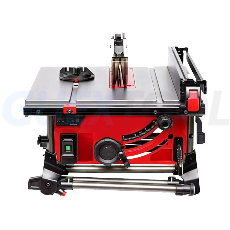 Table Saw Factory - Woodworking Vertical Multifunctional Push Precision 2000W Foldable
