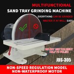 Disc Polishing Machine Manufacturer - 12 Inch Desktop Metal with Sandpaper 750W 0-45 Angle