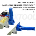 Rag Cutter Manufacturer - Electric Fully Automatic Track Cloth Leather Fabric Slitting