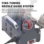 Key Copying Machine Factory - Horizontal Manual Feed 110mm Spacing Foldable Carving