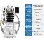 Air Compressor Head Supplier - Piston Cast Aluminium 3kw Single Head High Pressure Double
