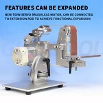 Sand Belt Polishing Machine Manufacturer - Variable Speed Belt Sanding Optical Grinding