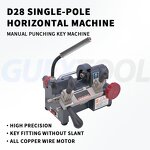 Key Copying Machine Factory - Horizontal Manual Feed 110mm Spacing Foldable Carving