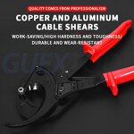 Cable Cutter Supplier - Industrial Grade Gear Ratchet Labor-saving Copper Aluminum