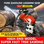 Gasoline Chain Saw Factory - High Power Professional 18-inch Guide Plate 560ML Tank