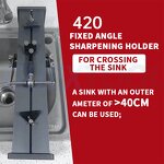 Knife Sharpener Manufacturer - Household Fixed Angle for Scissors Kitchen Fruit Knife