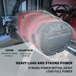 Table Saw Factory - Woodworking Vertical Multifunctional Push Precision 2000W Foldable