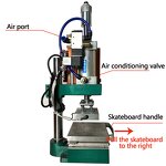 Logo Embossing Machine Factory - 10x13cm Professional Golden Leather Hot Foil Stamping