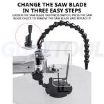 Electric Curve Saw Supplier - Multi Functional 150W Desktop Curved Woodworking Carving