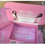 Packaging Paper Box Manufacturer - OEM Custom Printing Rigid Pink