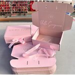 Mailer Paper Box Factory - OEM Custom Logo Black Bio-Degradable