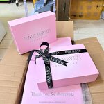 Corrugated Gift Wrap Factory - OEM Custom Printing Rigid Pink