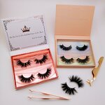 100% Mink Eyelash Supplier - OEM Wholesale 25mm Super Fluffy