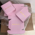 Corrugated Gift Box Factory - OEM 2025 Custom Printing Rigid Pink