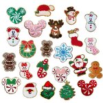 Embroidered Patches Factory - 3D Hot Melt Adhesive Twill Christmas Design for Hats