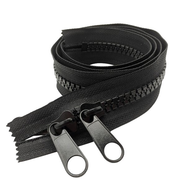 Plastic Zippers Manufacturer - High Quality Sleeping Bag Boat Tent Accessory Double Pull