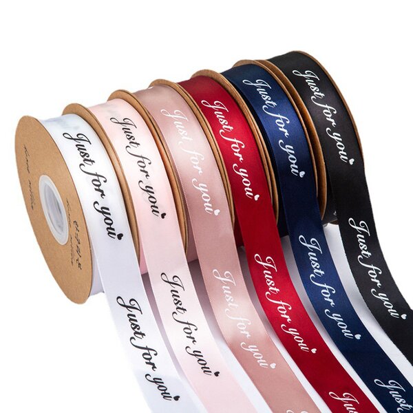 Velvet Ribbon Factory - High Quality Single Face Many Colors 25mm Silk Satin