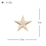 Felt Embroidered Patches Manufacturer - Colorful 3D Pentagonal Star Ironing for Clothing DIY