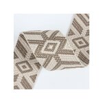 Jacquard Ribbons Manufacturer - Spot Supply Large Diamond Polyester Fashionable Headbands