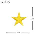Felt Embroidered Patches Manufacturer - Colorful 3D Pentagonal Star Ironing for Clothing DIY