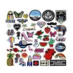 Custom Design Embroidery Badges Manufacturer - Fabric Woven Full Embroidered Logo 3D