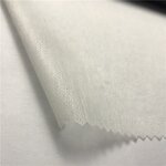 Nonwoven Interlining Supplier - White Black Micdot Adhesive Fusible Polyester