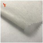 Nonwoven Interlining Supplier - White Black Micdot Adhesive Fusible Polyester