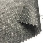 Nonwoven Interlining Supplier - White Black Micdot Adhesive Fusible Polyester