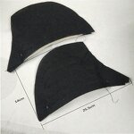 Cotton Decorative Fabric Supplier - Black White 100% Cotton Women's with Foam Shoulder Pad