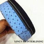 Trousers Waistband Manufacturer - Custom Herringbone Striped Eco-Friendly Cotton Polyester