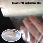 PVA Cold Water Soluble Film Supplier - Transparent Fusible Embroidery Stabilizer Customized