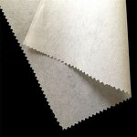 Nonwoven Fusible Interlining Supplier - 60gsm Hot Melt Glue Reinforced PES Stitch-bonded