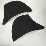 Cotton Decorative Fabric Supplier - Black White 100% Cotton Women's with Foam Shoulder Pad