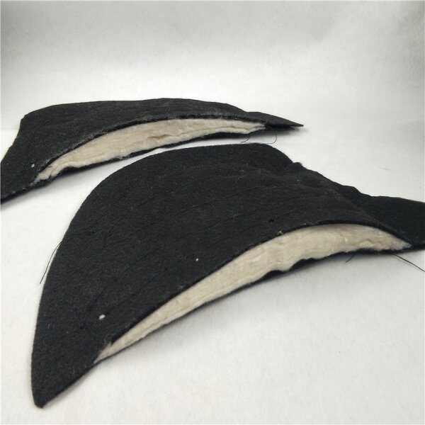 Cotton Decorative Fabric Supplier - Black White 100% Cotton Women's with Foam Shoulder Pad