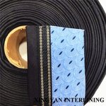 Trousers Waistband Manufacturer - Custom Herringbone Striped Eco-Friendly Cotton Polyester