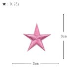 Felt Embroidered Patches Manufacturer - Colorful 3D Pentagonal Star Ironing for Clothing DIY